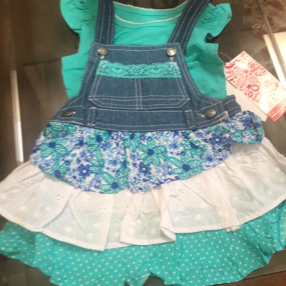 Overall jean dress - Picture 1 of 4